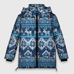 Женская зимняя куртка Christmas Pattern