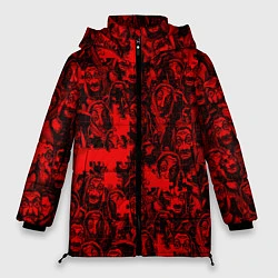 Женская зимняя куртка LA CASA DE PAPEL RED CODE PATTERN