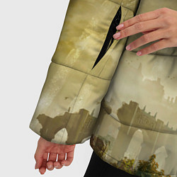 Куртка зимняя женская Elden Ring - междуземье, цвет: 3D-черный — фото 2