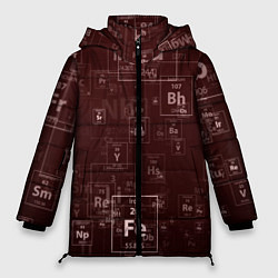 Женская зимняя куртка Fe - Таблица Менделеева