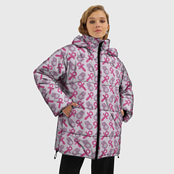 Куртка зимняя женская Анкх Ключ Жизни, цвет: 3D-черный — фото 2