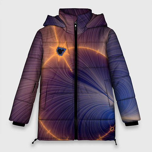 Женская зимняя куртка Black Hole Tribute design / 3D-Черный – фото 1