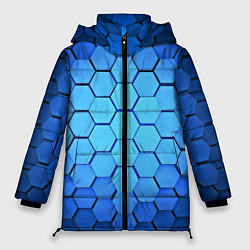 Женская зимняя куртка Неоновые 3D ПЛИТЫ