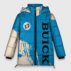 Куртка зимняя женская Buick Logo emblem, цвет: 3D-светло-серый