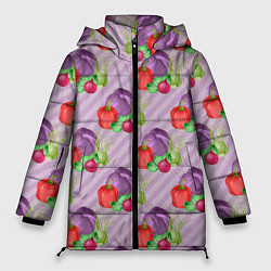 Куртка зимняя женская Овощной микс Vegan, цвет: 3D-светло-серый