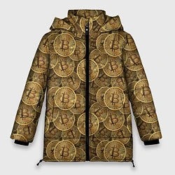 Куртка зимняя женская Bitcoins, цвет: 3D-светло-серый
