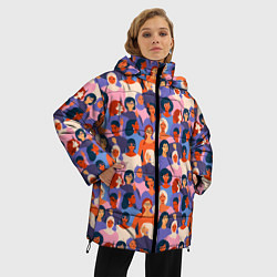 Куртка зимняя женская Девушки Girls, цвет: 3D-черный — фото 2