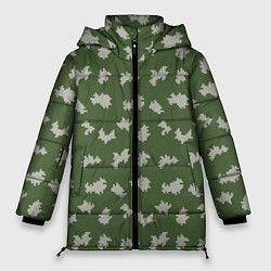 Куртка зимняя женская Камуфляж: берёзка, цвет: 3D-светло-серый