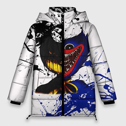 Женская зимняя куртка BENDY AND THE INK MACHINE POPPY PLAYTIME / 3D-Черный – фото 1