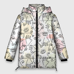 Женская зимняя куртка Лица линии