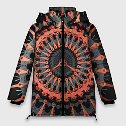 Куртка зимняя женская МаГический УзОр, цвет: 3D-черный