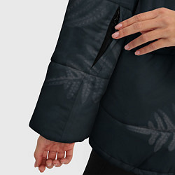 Куртка зимняя женская Влажный Папоротник, цвет: 3D-черный — фото 2