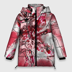 Женская зимняя куртка Коллекция Get inspired! Лилия Абстракция L-1-fl-47