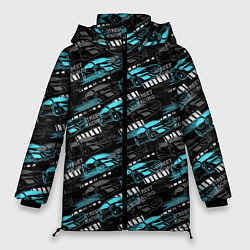 Куртка зимняя женская Street Racing гонки, цвет: 3D-светло-серый