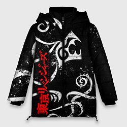 Куртка зимняя женская DRAKEN TATTOO WHITE ТОСВА, цвет: 3D-черный
