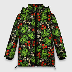Женская зимняя куртка Русское Народное Искусство - хохлома