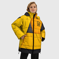 Куртка зимняя женская Honda - Yellow, цвет: 3D-черный — фото 2