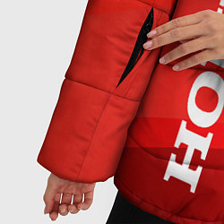 Куртка зимняя женская Honda - Red, цвет: 3D-красный — фото 2