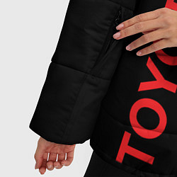 Куртка зимняя женская TOYOTA ТОЙОТА, цвет: 3D-светло-серый — фото 2