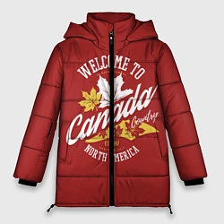 Куртка зимняя женская Канада Canada, цвет: 3D-светло-серый