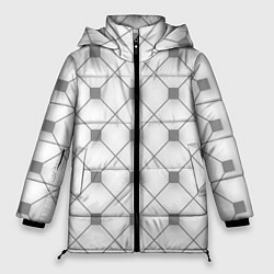 Женская зимняя куртка Геометрия квадрат