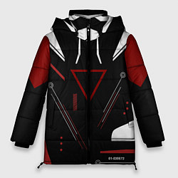Куртка зимняя женская Сайрекс Сyrex CS GO, цвет: 3D-красный