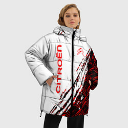 Куртка зимняя женская Citroen ситроен, цвет: 3D-красный — фото 2