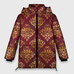 Женская зимняя куртка Классические золотые узоры