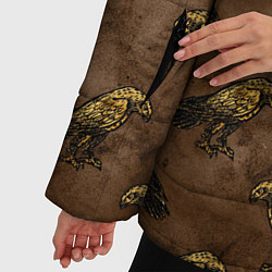 Куртка зимняя женская Строгий ястреб, цвет: 3D-черный — фото 2
