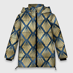 Куртка зимняя женская Классические узоры и паттерны, цвет: 3D-светло-серый