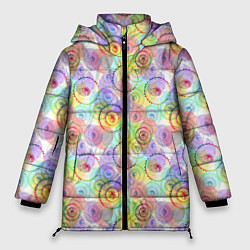 Куртка зимняя женская Просветление Сознания, цвет: 3D-красный