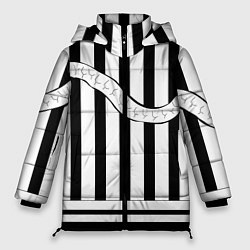 Куртка зимняя женская ОБАНАЙ ИГУРО ХАЁРИ, цвет: 3D-черный