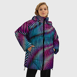 Куртка зимняя женская Vanguard Pattern Fashion, цвет: 3D-черный — фото 2