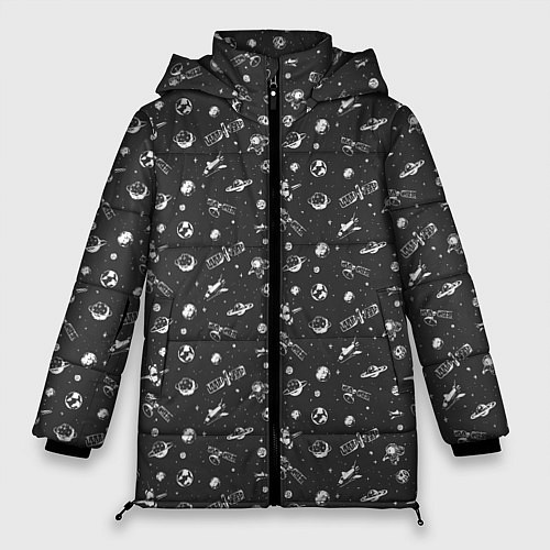 Женская зимняя куртка SPACE / 3D-Черный – фото 1