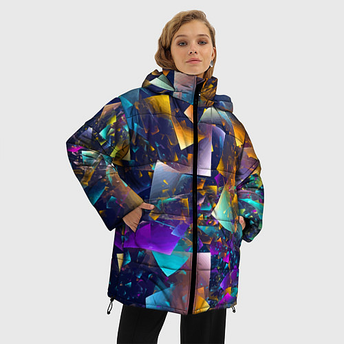 Женская зимняя куртка Expressive pattern Vanguard / 3D-Светло-серый – фото 3