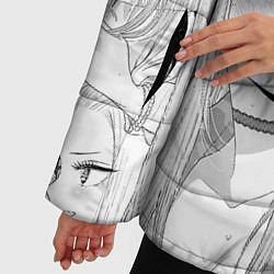 Куртка зимняя женская Марин Китагава Эта фарфоровая кукла влюбилась Patt, цвет: 3D-светло-серый — фото 2