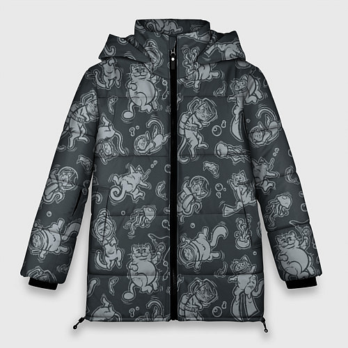 Женская зимняя куртка Морские Котики: Черный / 3D-Черный – фото 1