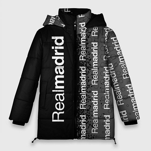 Женская зимняя куртка РЕАЛ МАДРИД Краска / 3D-Черный – фото 1