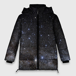 Женская зимняя куртка Космический космос