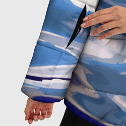 Куртка зимняя женская Волна Тихий океан, цвет: 3D-черный — фото 2
