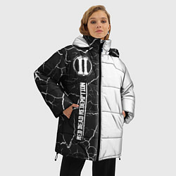 Куртка зимняя женская RDR 2 Графика По вертикали, цвет: 3D-черный — фото 2