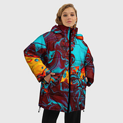 Куртка зимняя женская Каляка-маляка, цвет: 3D-черный — фото 2