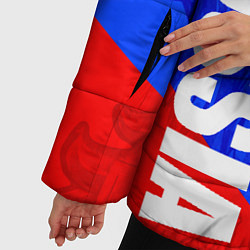 Куртка зимняя женская RUSSIA - SPORTWEAR - ТРИКОЛОР, цвет: 3D-черный — фото 2