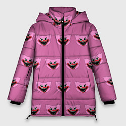 Куртка зимняя женская Киси Миси спасла нас, цвет: 3D-красный