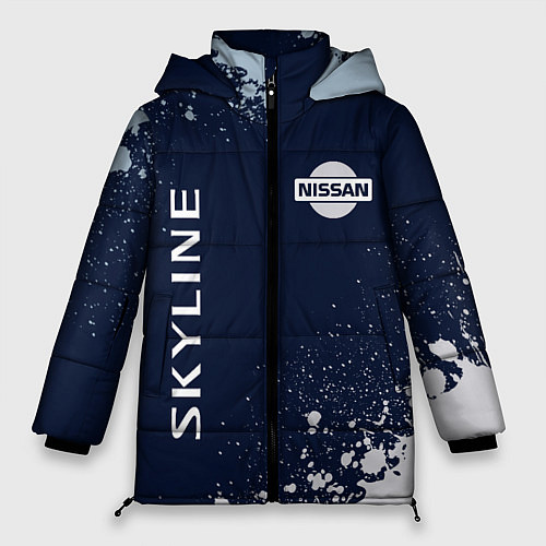 Женская зимняя куртка NISSAN SKYLINE Краска / 3D-Черный – фото 1
