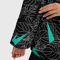Куртка зимняя женская Колючий Cactus, цвет: 3D-черный — фото 2