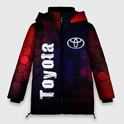 Куртка зимняя женская ТОЙОТА Toyota Графика, цвет: 3D-черный