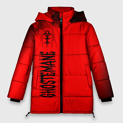 Куртка зимняя женская GHOSTEMANE - Огонь Вертикально, цвет: 3D-черный