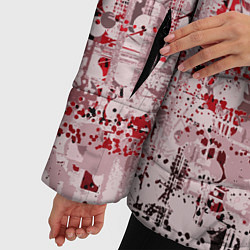 Куртка зимняя женская ИЛЛЮЗИЯ ЦВЕТА, цвет: 3D-красный — фото 2