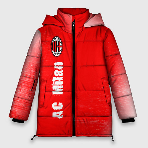 Женская зимняя куртка AC MILAN AC Milan Графика / 3D-Красный – фото 1